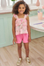 Conjunto de Bata em Chiffon com Shorts e Sarja Daryl com Elastano 74810 Infanti - comprar online