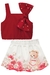 Conjunto Infantil de Blusa Boxy em Viscose com Short Saia em Jacquard - Infanti - 76204 - loja online