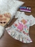 Vestido Infantil Babado e Mangas Curtas - Kukie - 76981