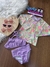 Conjunto Lilás de Cropped e Calcinha com Proteção UV 50+ - Kukie 78534