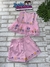 Conjunto Infantil Rosa Cropped sem Mangas com Tule e Short - Mon Sucré 8026220 - comprar online