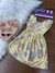 Vestido Infantil Amarelo Estampado - Kukie - 81038