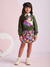 Imagem do Conjunto Infantil Saia/Short Estampado Blusa Manga Longa - Momi (Ref.H5241)