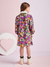 Vestido Infantil Manga Longa Estampa Personagens- Momi- (Ref.H4948) na internet