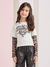 Conjunto Infantil New College Saia/Short Blusa Com Manga Tigre - Momi (Ref.H5697) na internet