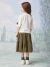 Conjunto Saia Midi em telinha MICKEY - OFFWHITE/VERDE - Animê - N4018 - comprar online