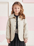 Jaqueta Infantil Menina Metalassê Cinza- Momi - comprar online