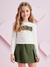 Conjunto Infantil Short/Saia e Blusa Manga Longa - Momi (Ref. H5380) - comprar online