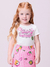 Conjunto Infantil Saia Short Estampas Divertidas e Blusa Mangas Curtas - MOMI J6093 na internet