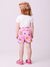 Conjunto Infantil Saia Short Estampas Divertidas e Blusa Mangas Curtas - MOMI J6093 - loja online