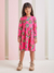 Vestido Infantil Pink Estampas Tigres - Momi na internet