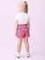 Conjunto Infantil Blusa Manga Curta e Short Saia - MOMI- J6071 - loja online