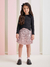 Conjunto Infantil Blusa Manga Longa Saia Tule- Momi - (Ref.H5378) - Looks Babilice