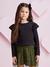 Conjunto Infantil Short/Saia Tule Detalhado- Blusa Manga Longa - Momi (Ref. H5363) - Looks Babilice