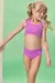 Biquíni Infantil Roxo em Jacquard com Proteção Uv 50+ - Infanti - 77363 - comprar online