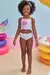 Biquíni Infantil Lilás Cropped e Calcinha com Proteção UV50+ - Kukie 78573 na internet