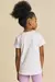 Blusa Infantil Alongada em Meia Malha - Branco Kukiê 73895 - Looks Babilice