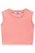 Blusa Infantil Rosa Cropped em Soft Line - Kukiê73897 - loja online