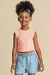 Blusa Infantil Lilás Cropped em Soft Line - Kukiê73897 na internet