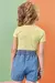 Blusa Infantil Amarelo Canelada- Kukie (Ref. 73766) - Looks Babilice