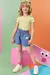 Blusa Infantil Amarelo Canelada- Kukie (Ref. 73766) - comprar online