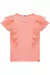 Blusa Infantil ROSA Canelada babado em Tule - Kukie - 73765 - comprar online