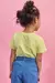 Blusa Infantil Coton Meia Malha Verde - Kukie - 77006 - Looks Babilice
