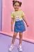 Blusa Infantil Coton Meia Malha Verde - Kukie - 77006 na internet