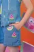 Colete Infantil Jeans Desfiado - Kukie 74176 na internet
