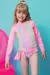Conjunto de Biquíni e Blusa em Malha Cirrê com Proteção UV 50+ - Kukie - 75374 - comprar online