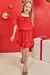 Conjunto de Blusa Boxy e Saia em Air Flow Textura (com Shorts Embutido) Kukiê-75069 - comprar online
