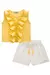 Imagem do Conjunto de Blusa Boxy em Malha Wave e Shorts em Sarja Ônix com Elastano - Kukiê 77450