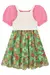 Imagem do Salopete Infantil Estampado + Bata Rosa - Kukie - 73912