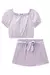 Conjunto Infantil de Blusa Boxy em Super Soft e Short Saia em Sarja com Elastano- Kukie - 76405 - Looks Babilice