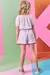 Conjunto Infantil de Blusa Boxy em Super Soft e Short Saia em Sarja com Elastano- Kukie - 76405 - comprar online