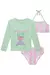 Conjunto Infantil de Blusa e Biquíni em Malha Elastic com Proteção UV 50+ Kukiê 75332