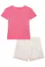 Imagem do Conjunto Infantil de Blusa em Canelado e Short Saia em Sarja Ônix com Elastano - Kukiê 78315