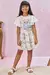 Conjunto Infantil de Blusa em Cotton e Saia em Molecotton (com Shorts Embutido) - Kukie - 77648 - comprar online