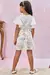 Conjunto Infantil de Blusa em Cotton e Saia em Molecotton (com Shorts Embutido) - Kukie - 77648 - Looks Babilice
