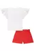 Imagem do Conjunto Infantil de Blusa em Cotton e Shorts em Crepe- Kukie - 76062