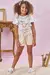 Conjunto Infantil de Blusa em Meia Malha e Shorts em Moletom Linho sem Pelúcia.- Kukiê 77977 - comprar online