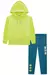Conjunto de Blusão Alongado em Moletom C/ Pelúcia e Pelo Carneirinho e Legging em Termoskin - Kukiê - 71608 - Looks Babilice