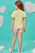 Pijama Infantil de Blusa e Shorts em Malha Comfy - Kukiê 75068 - Looks Babilice
