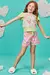 Pijama Infantil de Blusa e Shorts em Malha Comfy - Kukiê 75068 na internet