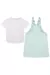 Conjunto Infantil de Salopete em Molecotton e Blusa em Meia Malha e Tela- Kukiê 75763