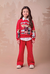 Conjunto Infantil Moleton Blusa e Calça Vermelho- MOMI H6214 na internet