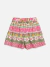 Conjunto Infantil Curto Menina com Shorts FLORES E LAÇO - Momi