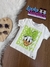 Blusa Infantil Off White com Estampa Daisy Duck- Momi - H5514