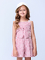 Jardineira Macaquinho Infantil Compose Listrado - Momi - H5565 - Looks Babilice