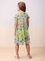 Vestido Infantil Estampado Carinhas Mangas Curtas - MOMI H5586 na internet